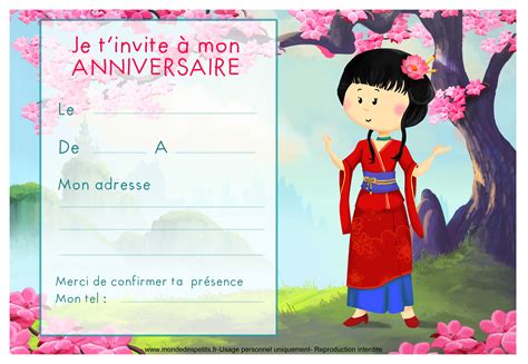 Créer Invitation Anniversaire Gratuite À Imprimer Tanant