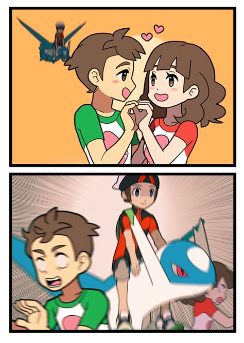Brendan Latios And Young Couple Pokemon And 2 More Drawn By Jaho