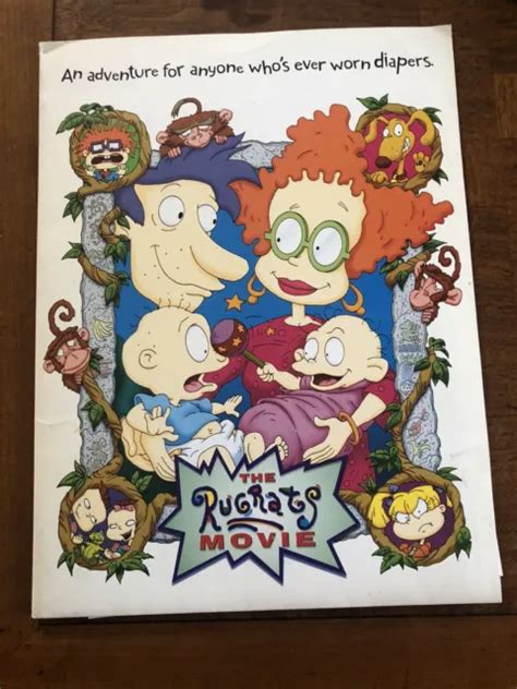 The Rugrats Movie Animated Movie 1998 Original Press Kit 2200 Picclick