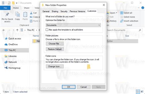 Change Folder Icon Windows