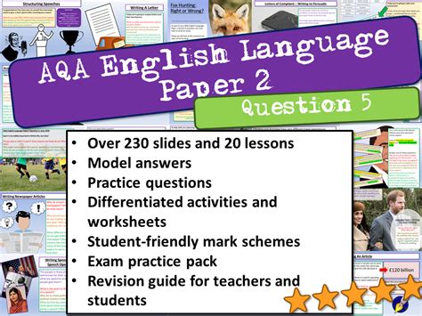 gcse english language paper  question  model answer examplepapers