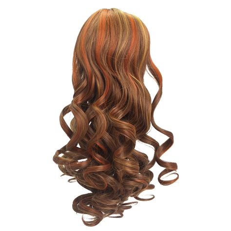 Fashion Dolls Curlystraight Wig Hair Hairpiece 18 Doll Making Ebay