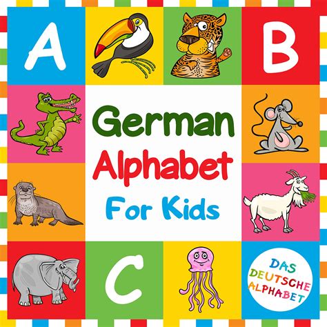 German Alphabet For Kids Das Deutsche Alphabet For Kindergarten