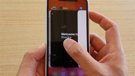 Use a quick swipe upwards to close the app. iPhone 11 Pro: How to Close Open Apps Without Home Key ...