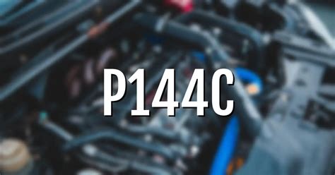 Solved P144c Code Fixing Evaporative Emission System Purge Check