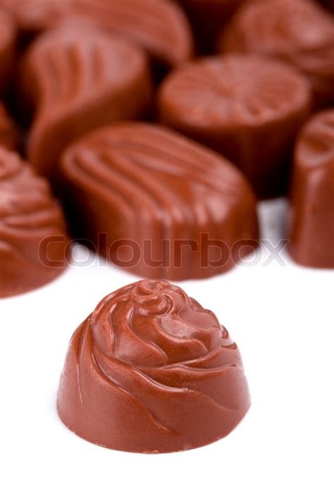 Macro Image Of Chocolate Sweets Stock Image Colourbox