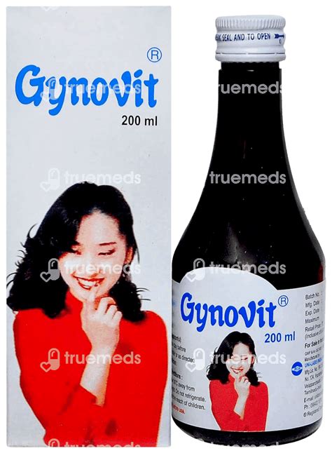 Gynovit Syrup 200 Ml Uses Side Effects Dosage Price Truemeds