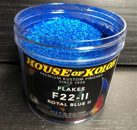 House Of Kolor Metal Flake F22 Royal Blue Ii Flake 6 Oz New For Sale