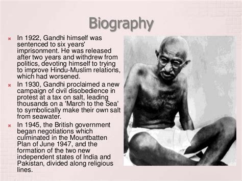 Mohandas Gandhi