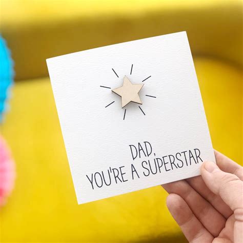 Youre A Superstar Fathers Day Card By Jayne Tapp Design