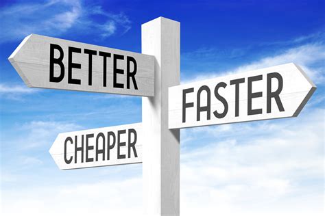Better Cheaper Faster — Ian Symmonds And Associates