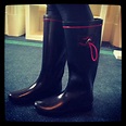Redfoot Foldology Wellies in Patent Black #fashion #wellies #patent # ...