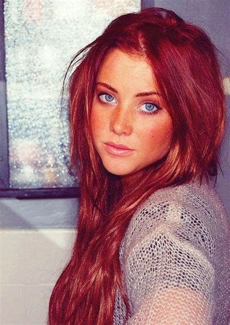 Pin By Bellatrix Smith On Gorgeous Girls Hair Colors For Blue Eyes Red Hair Blue Eyes