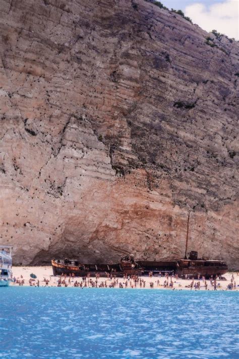 Blue Caves On Zakynthos Island Greece Editorial Stock Photo Image