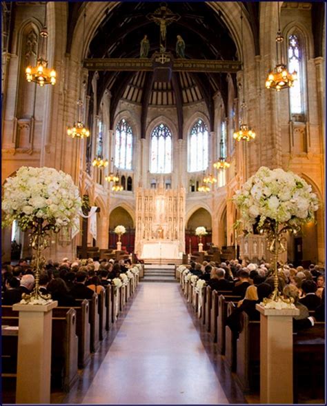 Decorated Church For Wedding