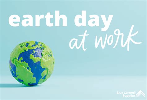 Office Earth Day Ideas For Work Blue Summit Supplies
