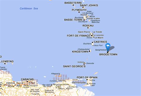 Barbados Map And Barbados Satellite Images