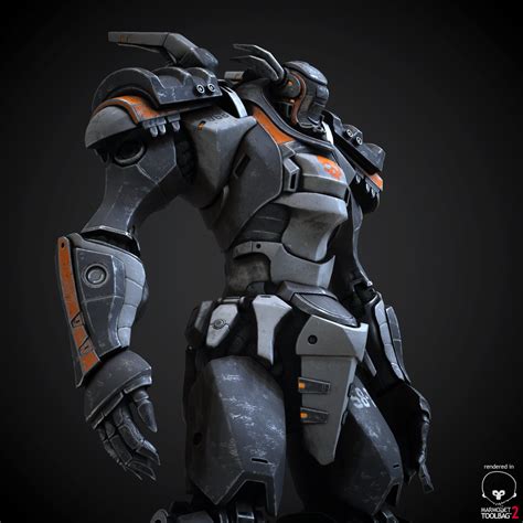 Mech On Behance Sci Fi Armor Battle Armor Suit Of Armor Character