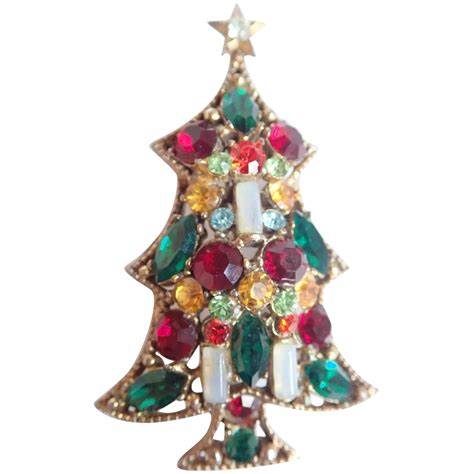 Vintage Christmas Tree Pins