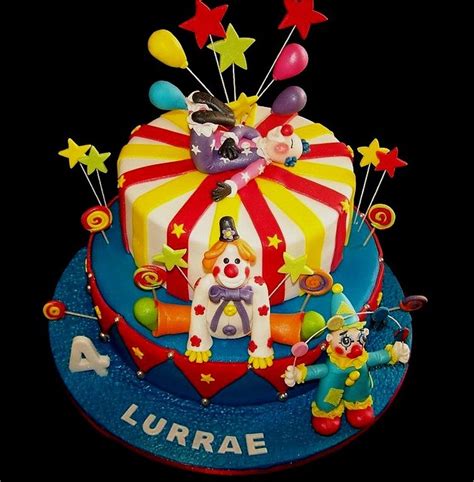17 Best Images About Clown Cake On Pinterest Circus Clown Circus