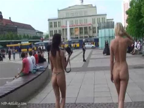 Spectacular Public Nudity With Horny Babes On Streets XXXBunker Com