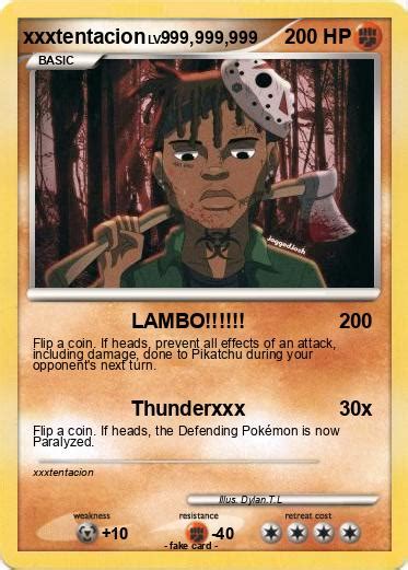 Pokémon xxxtentacion 253 253 LAMBO My Pokemon Card