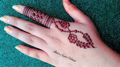 2021 Special Finger Mehndi Design For Back Hand Very Easy And Simple