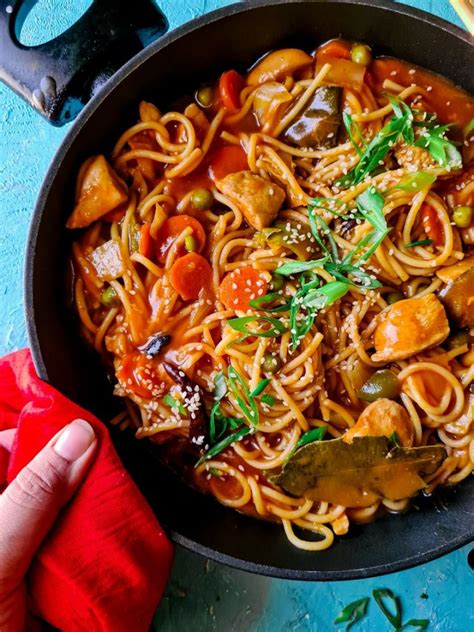 Spicy One Pot Chicken Noodles Asian Style Recipes