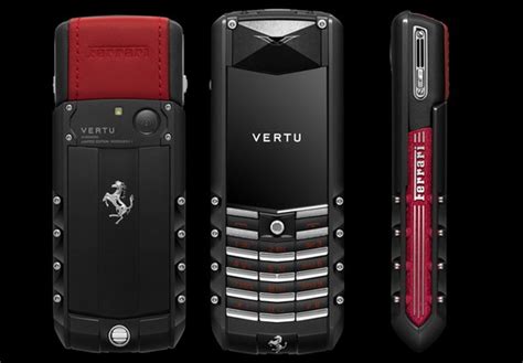 Vertu Luxury Phones Vertu Launches The Ascent Ferrari Gt Mobile Phone