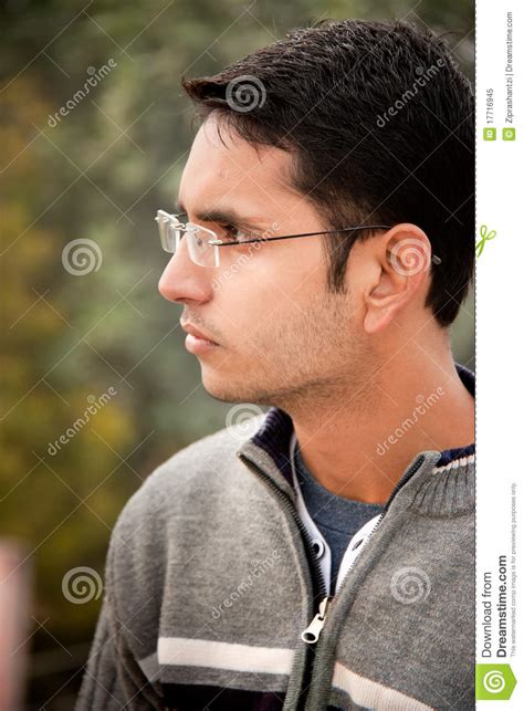 Handsome Indian Man Stock Image Image Of Glasses