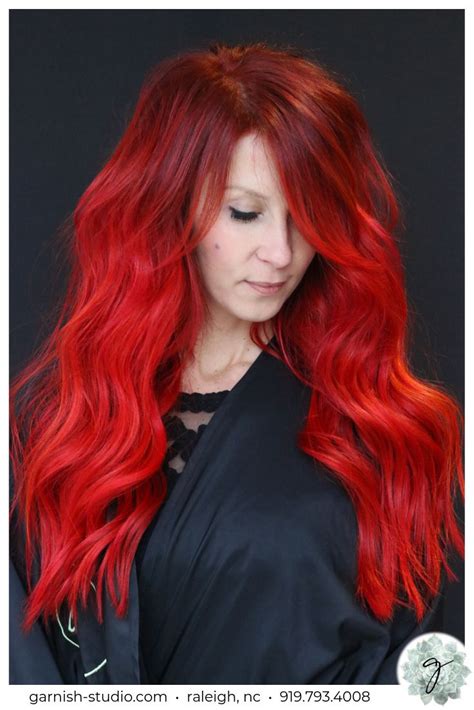 Blood Red Hair Extensions Tawny Scoggins