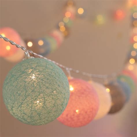 Harry potter™ golden snitch™ string lights. 20 LED Cotton Ball Globe String Fairy Lights Bedroom ...