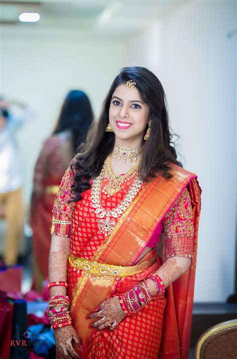 pattu saree with bridal hairstyles hairstyles6h