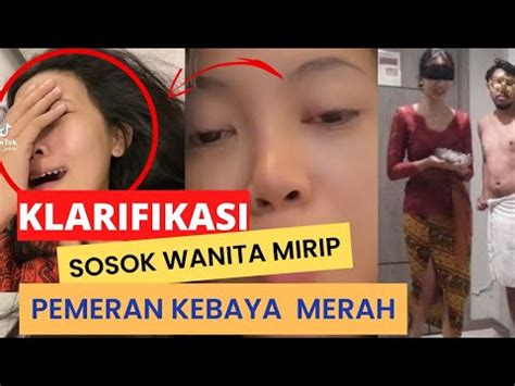 Klarifikasi Wanita Yang Dituding Sebagai Sosok Wanita Kebaya Merah