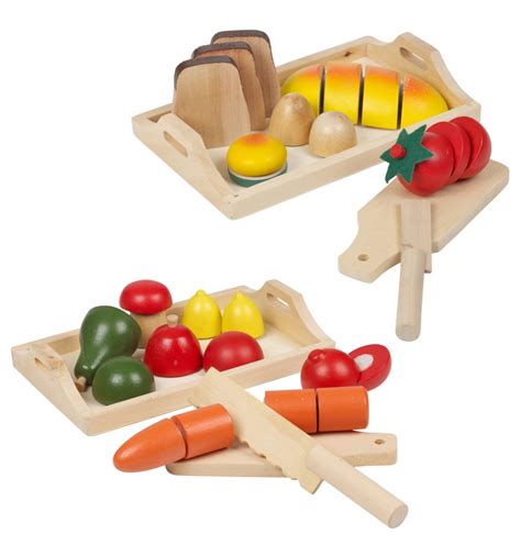 Wooden Food Setwooden Play Food