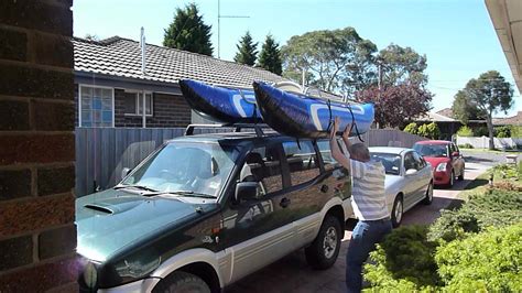 Loading My Pontoon Boat Onto The Roof Of My Car Youtube