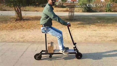 Home Made Electric Scooter Youtube