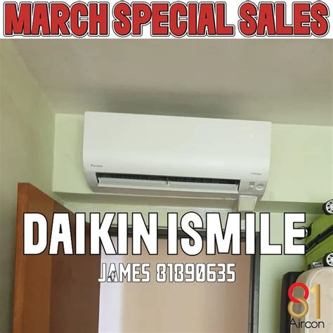 Daikin Aircon Ismile Series Replacement Installation System Tv