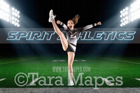 Cheer Stadium Sports Digital Backdrop Layered Psd