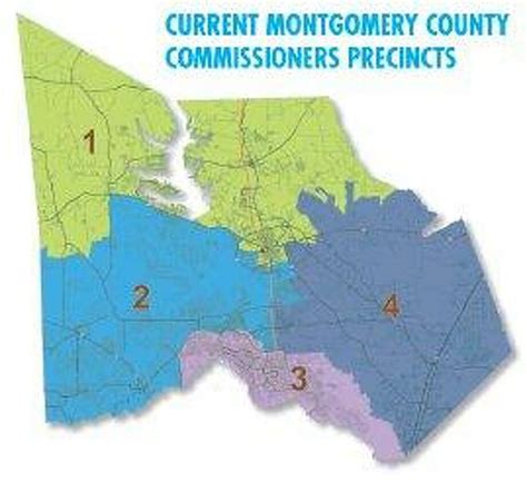 Montgomery County Texas Precinct Map
