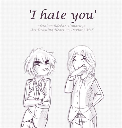 I Hate You Cover By Drawing Heart On Deviantart