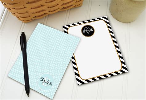 Personalized Notepads 21 Designs Personalized Notepad Note Pad