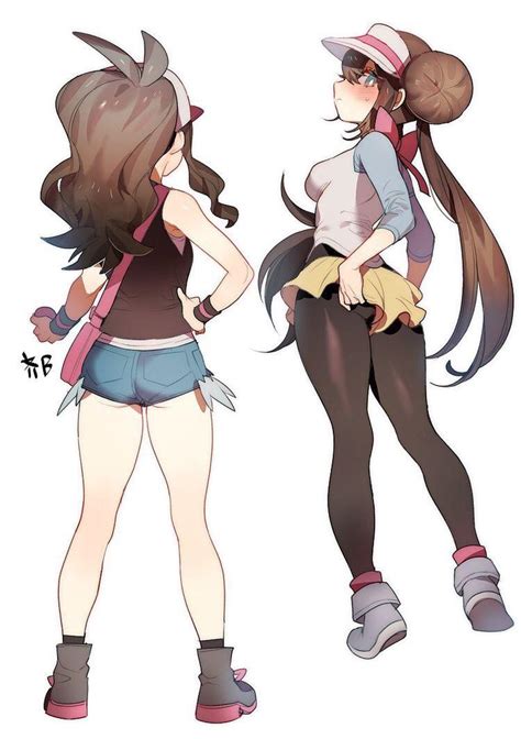 Hilda And Rosa Rearshot Pokegals