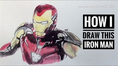 Avengers Endgame Iron Man Drawing Mark 85