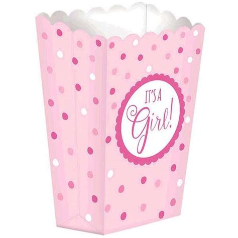 Pink Baby Shower Popcorn Boxes 20ct Party Store Miami Fl Same Day