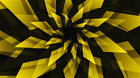 Black Yellow Star Abstract Shape Background Hd Yellow Background