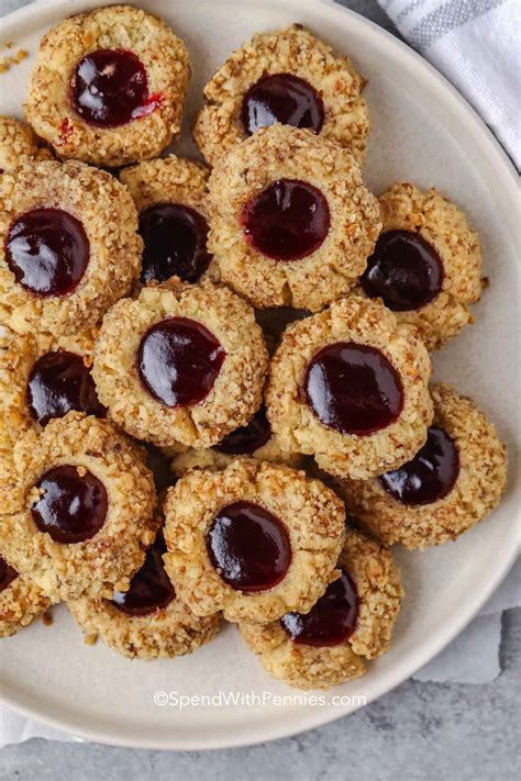 Classic Thumbprint Cookies Spend With Pennies Be Yourself Feel