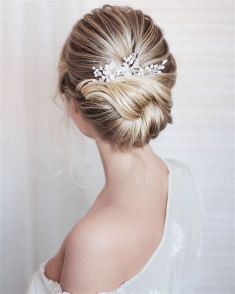 51 Beautiful Bridal Updos Wedding Hairstyles For A Romantic Bride Updo Hairstyles Messy Updo