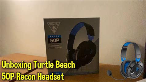 Unboxing Turtle Beach 50P Recon Headset YouTube