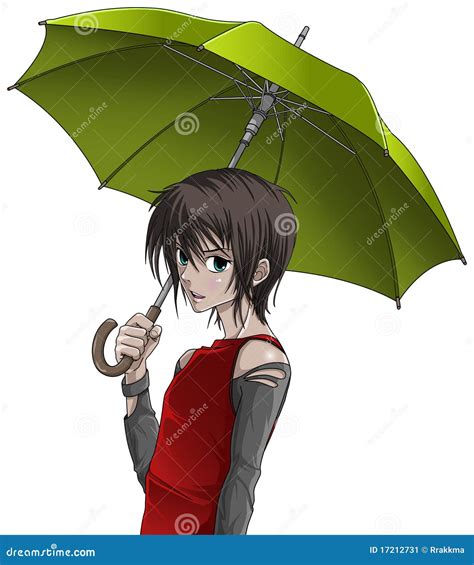 Anime Boy Umbrella